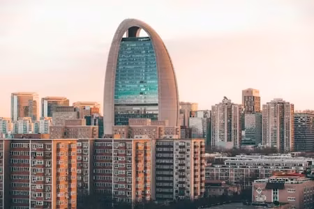 Panoramic view of city